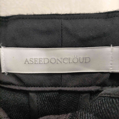 アシードンクラウド ASEEDONCLOUD 八の字バックポケットシンチバック ウールスラックス レディース JPN:XS