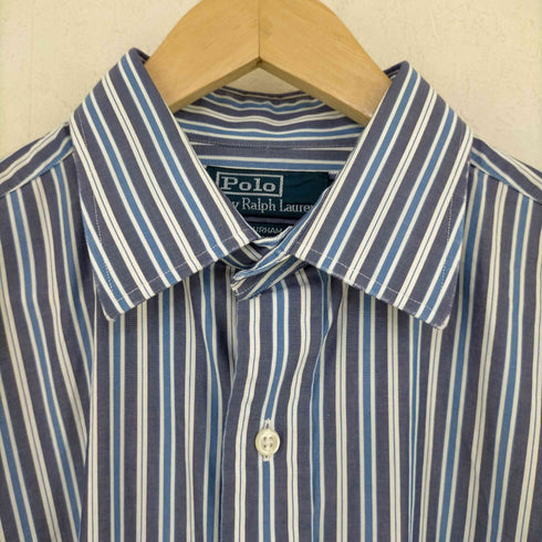 ポロバイラルフローレン Polo by RALPH LAUREN CURHAM ストライプ レギュラーカラーシャツ メンズ 16 32/33