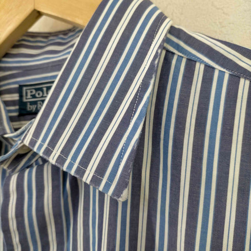 ポロバイラルフローレン Polo by RALPH LAUREN CURHAM ストライプ レギュラーカラーシャツ メンズ 16 32/33