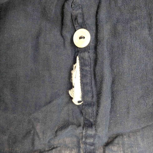 ポロバイラルフローレン Polo by RALPH LAUREN CLASSIC FIT ポニー刺繍 バンドカラーシャツ メンズ import:M