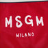 エムエスジーエム MSGM ロゴプリント クラッチバック レディース