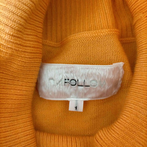 アンフォロー UNFOLLOW washable wool turtleneck sweater レディース FREE