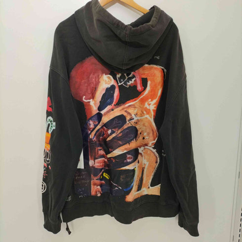 スビ KSUBI ×Hidji World Gluttony オーバーサイズプルオーバーパーカー メンズ import:M