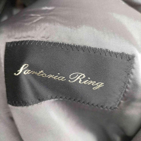 サントリア リング SARTORIA RING 段返り3つボタン ウールセットアップ メンズ 46-40rop