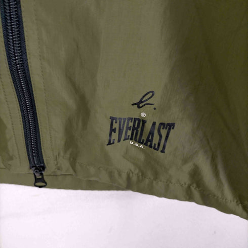 エバーラスト EVERLAST フード収納 裾ドローコード ダブルジップ テックベスト メンズ JPN:S