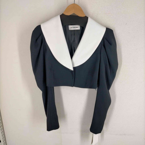 リリーブラウン Lily Brown ショールカラ―ショートジャケット スカート レディース JPN:1