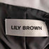 リリーブラウン Lily Brown ショールカラ―ショートジャケット スカート レディース JPN:1