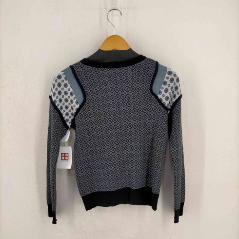 アナザーエディション Another Edition 刺繍デザイン 切替え ニット レディース