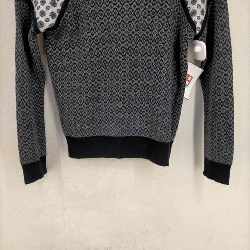 アナザーエディション Another Edition 刺繍デザイン 切替え ニット レディース