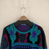 CAPE COD SPORTSWEAR USA製 総柄ニット レディース