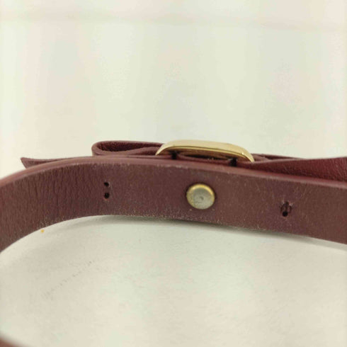 サルヴァトーレフェラガモ Salvatore Ferragamo MADE IN ITALY ヴァラリボン レザーブレスレット レディース