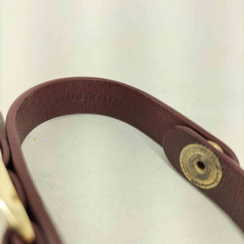 サルヴァトーレフェラガモ Salvatore Ferragamo MADE IN ITALY ヴァラリボン レザーブレスレット レディース