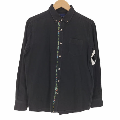 フレッドペリー FRED PERRY ロゴ刺繍 ボタンダウン L/S シャツ メンズ JPN:M