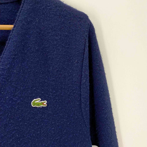 ラコステ LACOSTE 糸巻きタグ アクリルカーディガン メンズ import:S