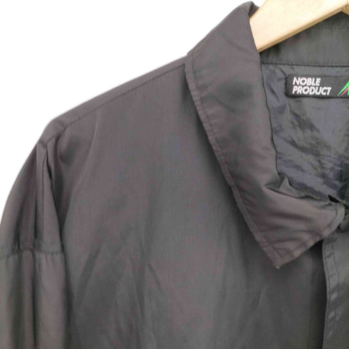 ノーブルプロダクト NOBLE PRODUCT RISE TO FAME ロゴプリント ポリエステル コーチジャケット メンズ import:L