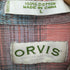 オービス ORVIS チェック柄 BD アシッドウォッシュ コーデュロイ シャツ メンズ JPN:L