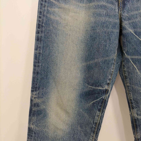スペルバウンド SPELLBOUND MADE IN JAPAN 5Pルーズセルヴィッジデニムパンツ ボタンフライ 縦落ち 内股シングル メンズ 28