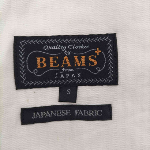 ビームスプラス BEAMS+ 2019AW ワイドトラウザーズ ヘリンボーン シンチバック 裾ダブル メンズ JPN:S