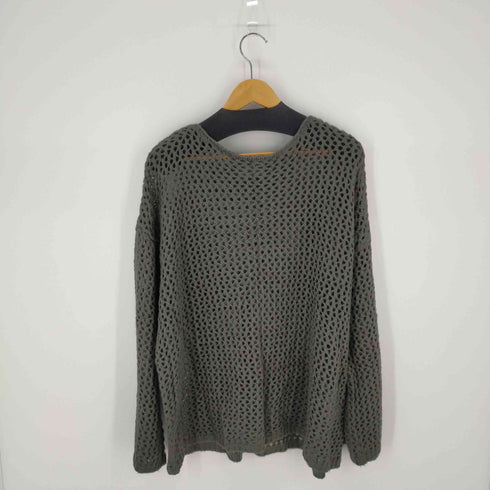 ハッピージョン HAPPY JOHN mesh over knit tops / メッシュオーバーニットトップス レディース FREE