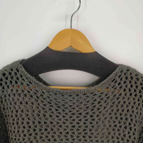 ハッピージョン HAPPY JOHN mesh over knit tops / メッシュオーバーニットトップス レディース FREE