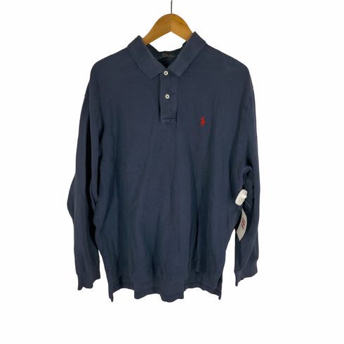 ポロラルフローレン POLO RALPH LAUREN ロゴ刺繍鹿の子ポロシャツ メンズ JPN:XL