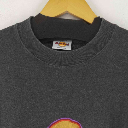 ハードロックカフェ Hard Rock Cafe 90s USA製 NEW YORK クルーネックスウェット メンズ import:XL
