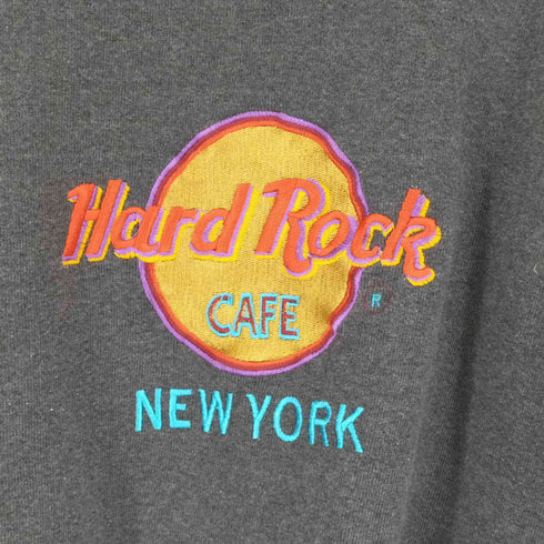 ハードロックカフェ Hard Rock Cafe 90s USA製 NEW YORK クルーネックスウェット メンズ import:XL