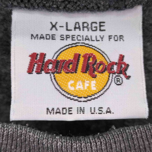 ハードロックカフェ Hard Rock Cafe 90s USA製 NEW YORK クルーネックスウェット メンズ import:XL