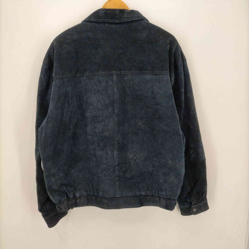 BASIC EQUIPMENT 90S 裏地キルティング ピグスキンレザージップアップブルゾン メンズ JPN:XL