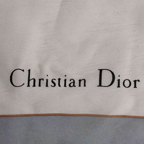 クリスチャンディオール Christian Dior 幾何学柄 シルクスカーフ レディース