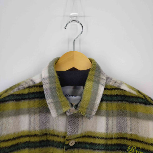 リルーム re:room WOOL CHECK SHIRTS JACKET メンズ S-M