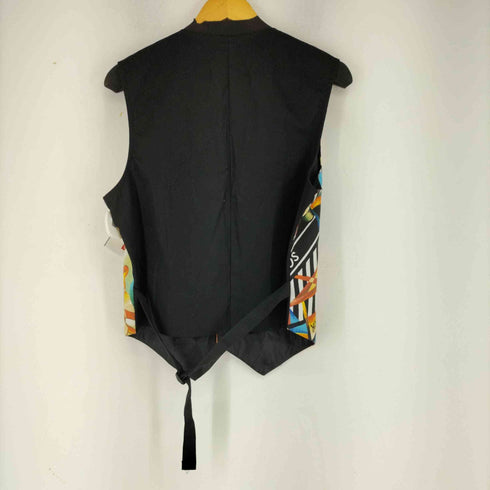 S&H UNIFORMS USA製 総柄ベスト メンズ import:L