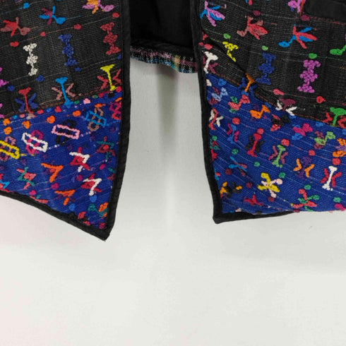 culture shock 総柄 刺繍ベスト メンズ ONE SIZE