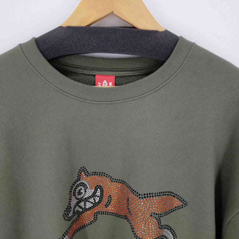 アイスクリーム ICE CREAM SKATESHAKE CREWNECK ラインストーン RUNNING DOG メンズ 2Xl