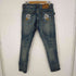 アイスクリーム ICE CREAM GLAZE JEAN ウォッシュ加工 クラッシュダメージ デニムパンツ RUNNING DOG DENIM メンズ 36