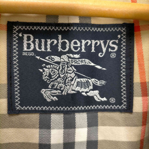 バーバリーズ BURBERRYS 90S 裏地ノヴァチェック コットン100 ステンカラーコート メンズ 胸92 身長170