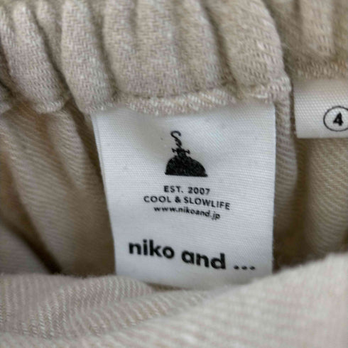 ニコアンド Niko and... イージーリネンワイドパンツ 巻きスカートセット レディース 4
