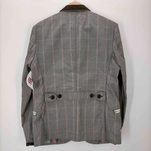 ジュンヤワタナベコムデギャルソンマン JUNYA WATANABE COMME des GARCONS MAN チェック柄切替3Bテーラードジャケット メンズ JPN:XS