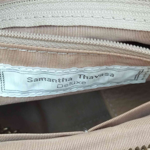 サマンサタバサデラックス Samantha Thavasa DELUXE シボ革ハンドバッグ レディース