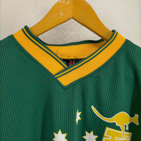 AUSTRALIA フロントプリント オーストラリア サッカーゲームシャツ メンズ import:S
