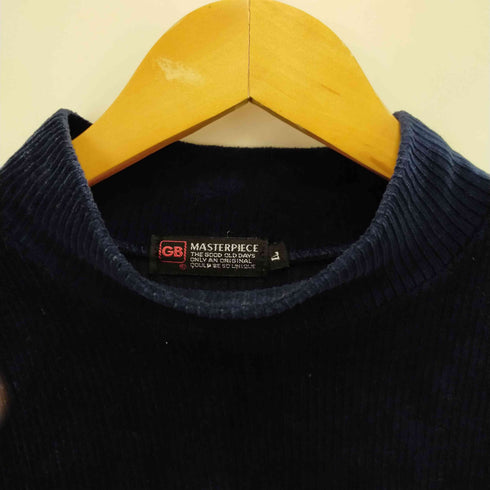 マスターピース MASTERPIECE ボトルネックコーデュロイ長袖Tシャツ メンズ L