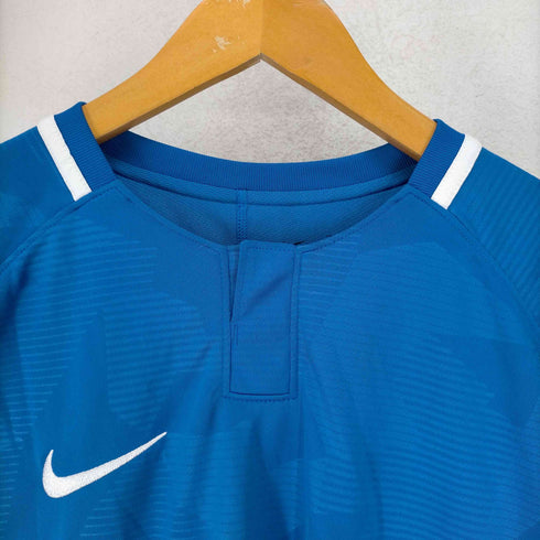 ナイキ NIKE 00S ロゴ刺繍 総柄ゲームシャツ メンズ import:M