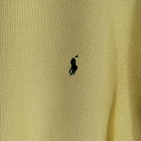 ポロバイラルフローレン Polo by RALPH LAUREN 90-00s スモールポニー刺繍 コットンニット メンズ import:XL