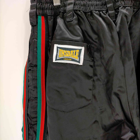 ロンズデール LONSDALE 側章 ナイロンワイドパンツ メンズ 3
