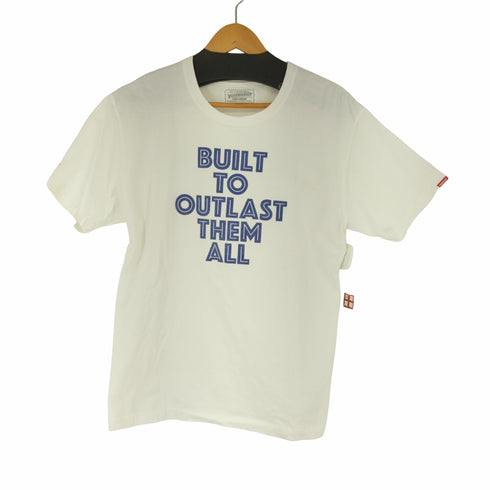 ネイバーフッド NEIGHBORHOOD BUILT TO OUTLAST THEM ALL フロントプリントTシャツ メンズ JPN:M