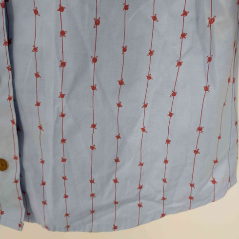 ヴィヴィアンウエストウッドレッドレーベル Vivienne Westwood RED LABEL オーブボタン S/Sシャツ オーブストライプ レディース JPN:2