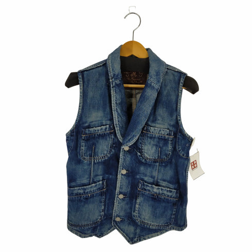 ティーエムティー TMT ショールカラーデニムベスト メンズ import:M