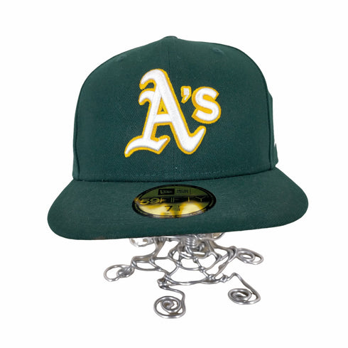 ニューエラ NEW ERA A's 59FIFTY チームロゴ刺繍 ベースボールキャップ メンズ 57.7