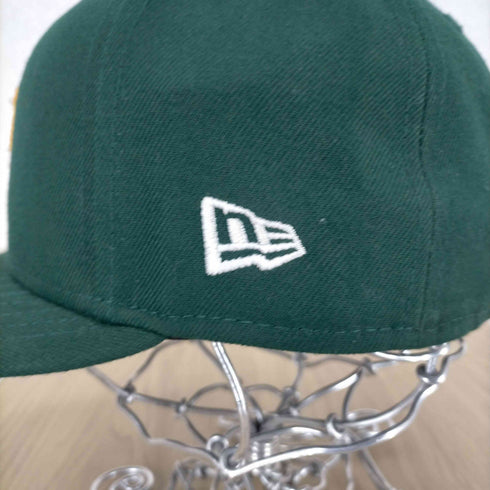 ニューエラ NEW ERA A's 59FIFTY チームロゴ刺繍 ベースボールキャップ メンズ 57.7