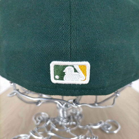 ニューエラ NEW ERA A's 59FIFTY チームロゴ刺繍 ベースボールキャップ メンズ 57.7